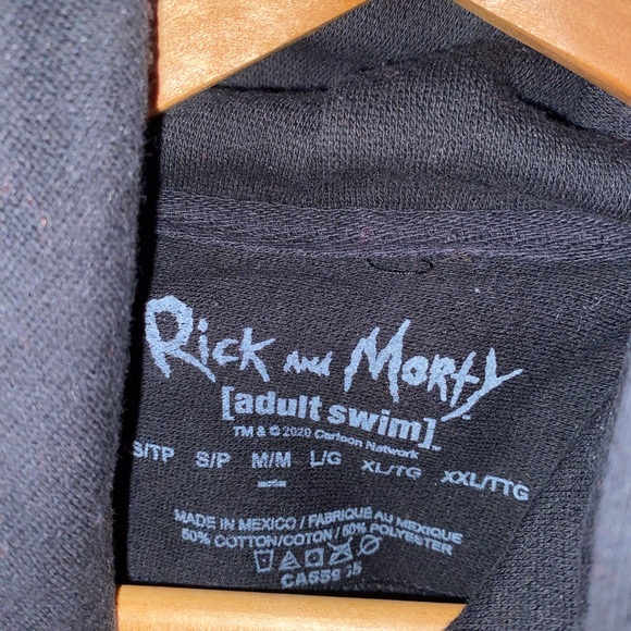 Rick and Morty Adult Swim Hoodie Medium - Picture 5 of 8